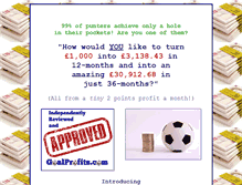 Tablet Screenshot of footballbankbuilder.com